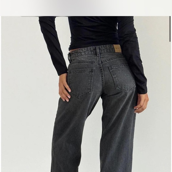 Motel Rocks Parallel Jeans Black - Picture 3 of 5